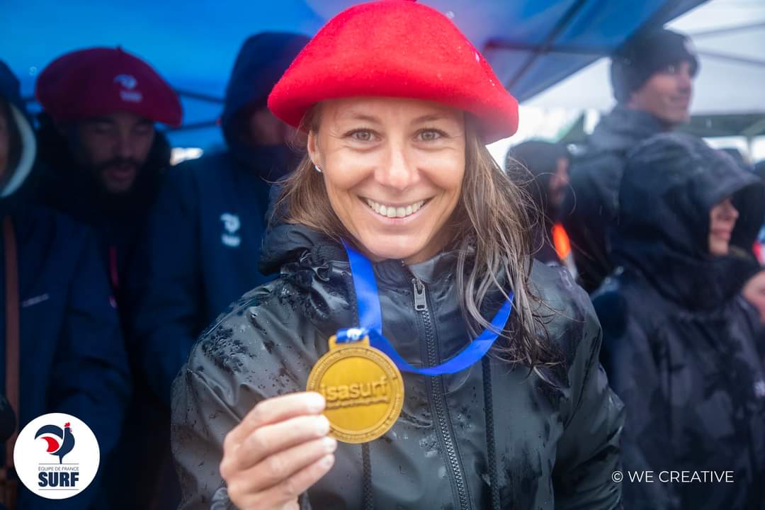 Emmanuelle Blanchet médaille de bronze, championnats du monde de parasurf