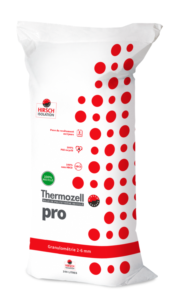 thermozell pro agregat billes polystyrene chape allegee