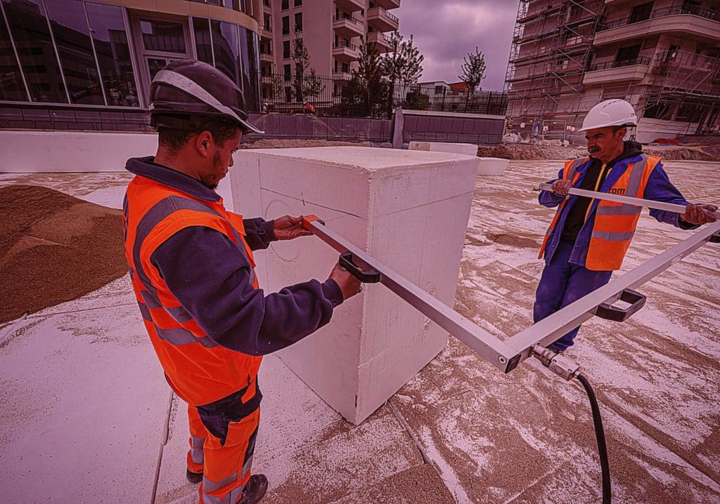 remblai polystyrene expanse decoupe fil chaud