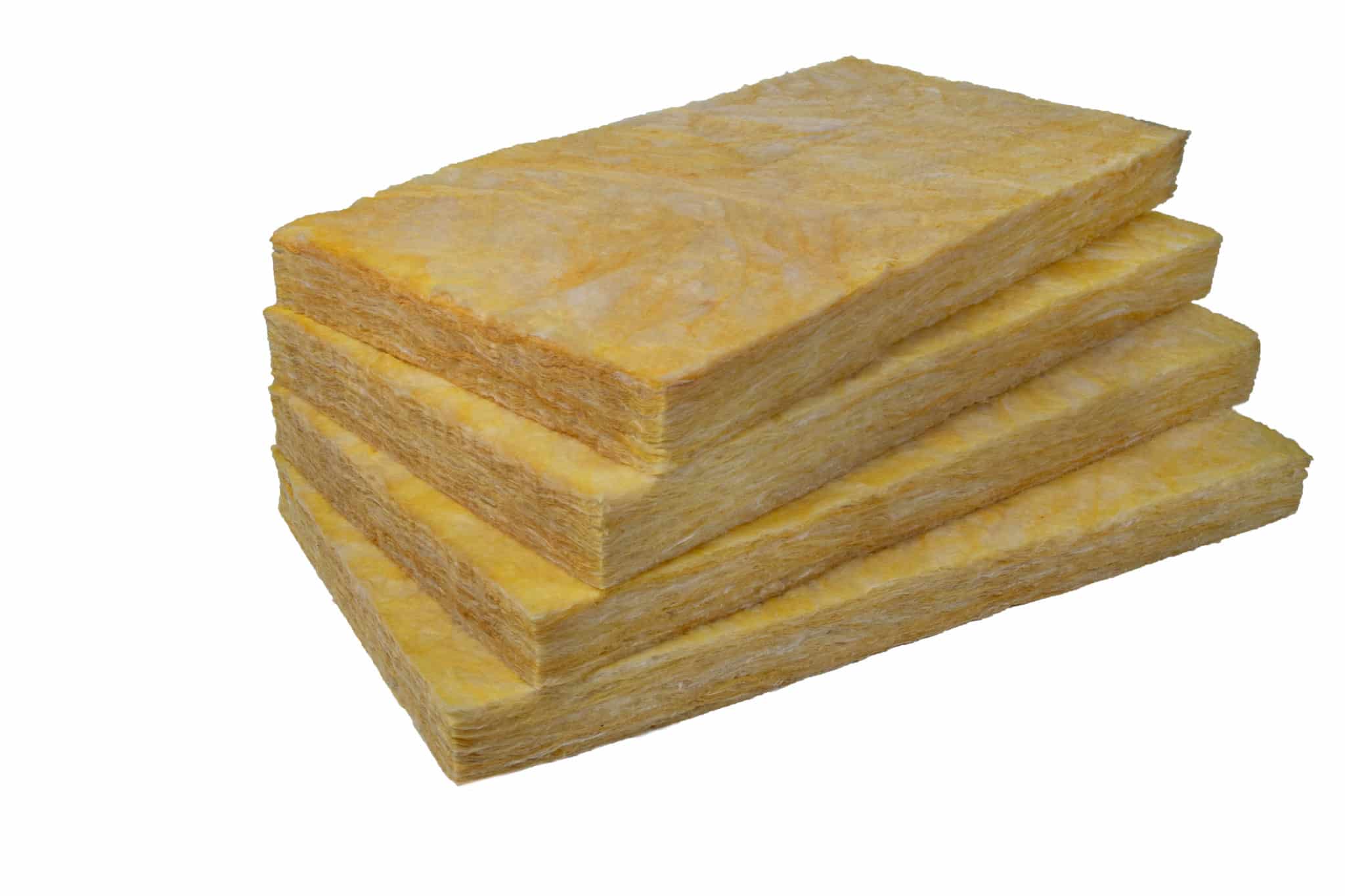 Mineral wool, glasswool and rockwool pile of panels side dark Panneau laine minerale roche verre biosource