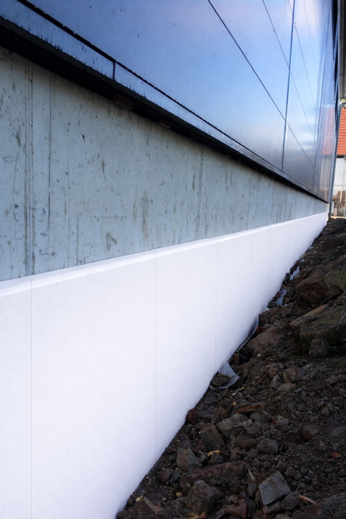 Chantier Cellomur Fondation isolation fondation soubassement polystyrene expanse cellomur