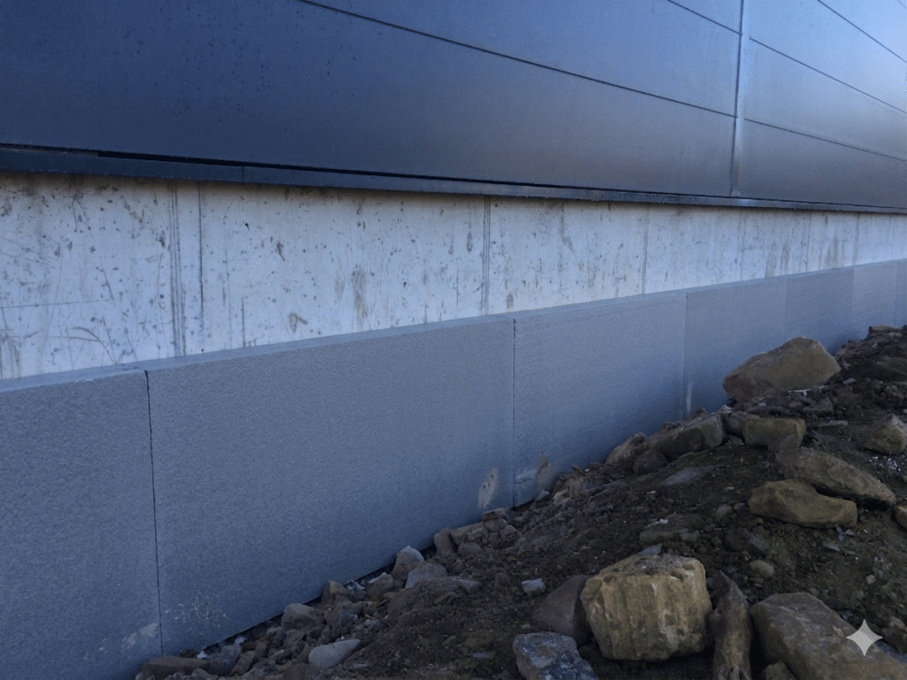 isolation fondation soubassement polystyrene expanse cellomur