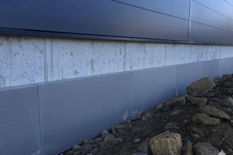 isolation fondation soubassement polystyrene expanse cellomur