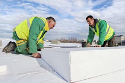 chantier remblai allege polystyrene expanse amenagement paysager