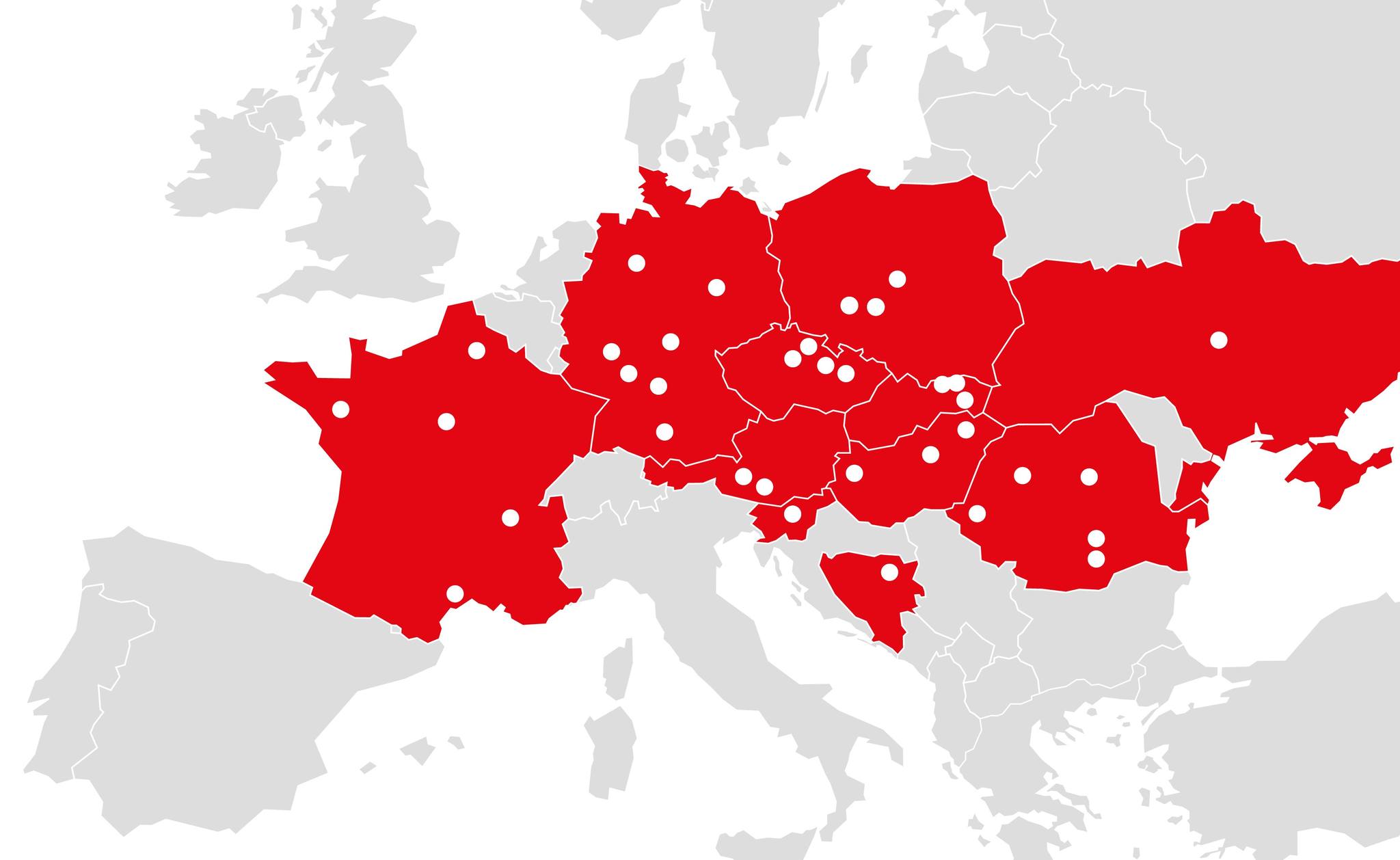 hirsch groupe implantations europe groupe hirsch usines europe fabrication polystyrene ppe