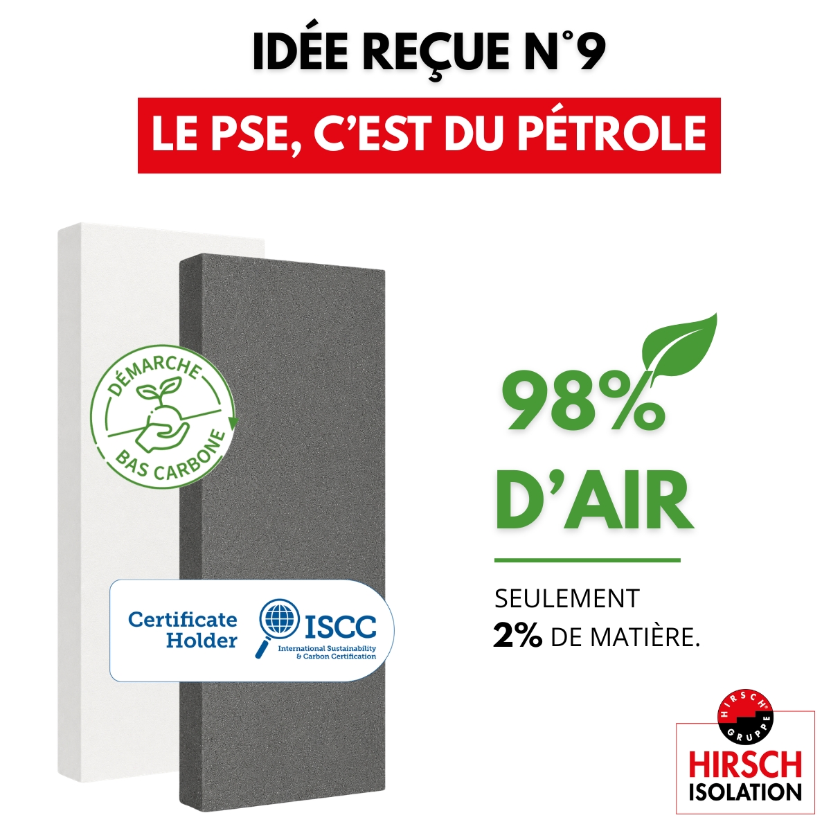 Idée reçue 9 idee recue polystyrene expanse petrole